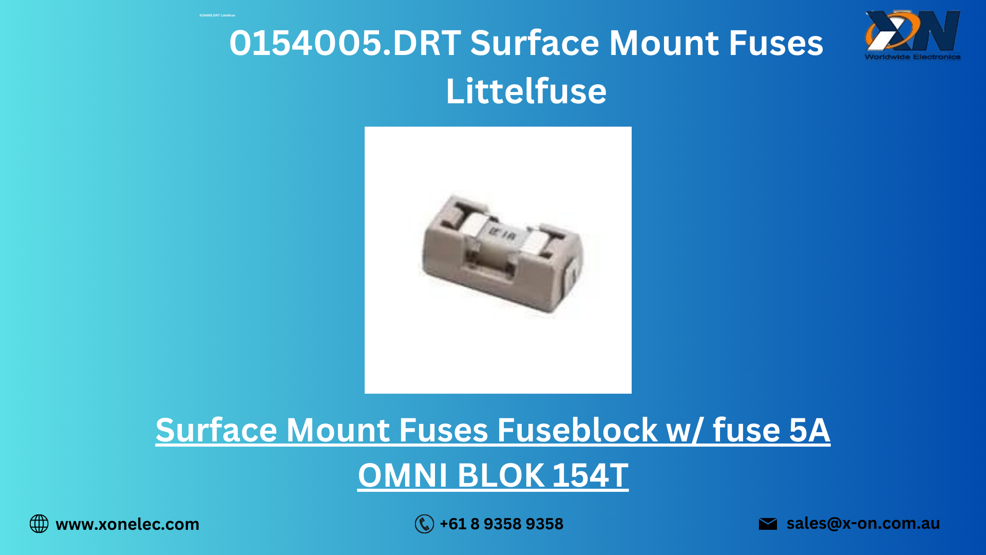 Best 0154005.DRT Surface Mount Fuses Retailer and Wholesalers image