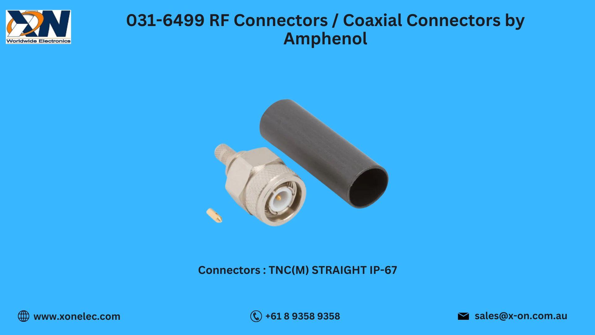 031-6499 RF Connectors by Amphenol – Buy at XON image