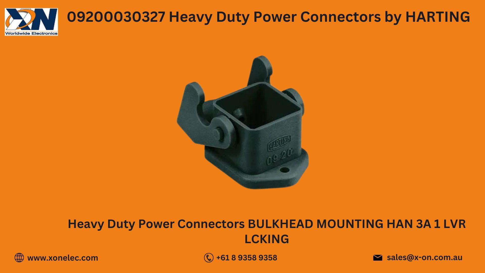 09200030327 Power Connector by HARTING – Buy Online at XON image