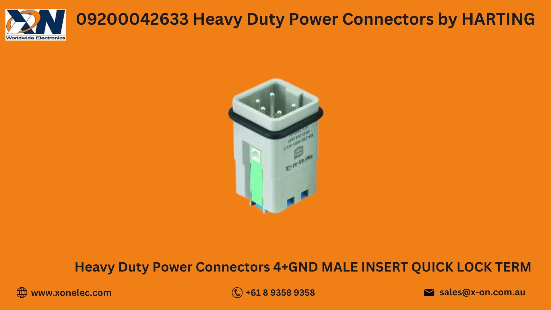 09200042633 Power Connector by HARTING – Buy Online at XON image