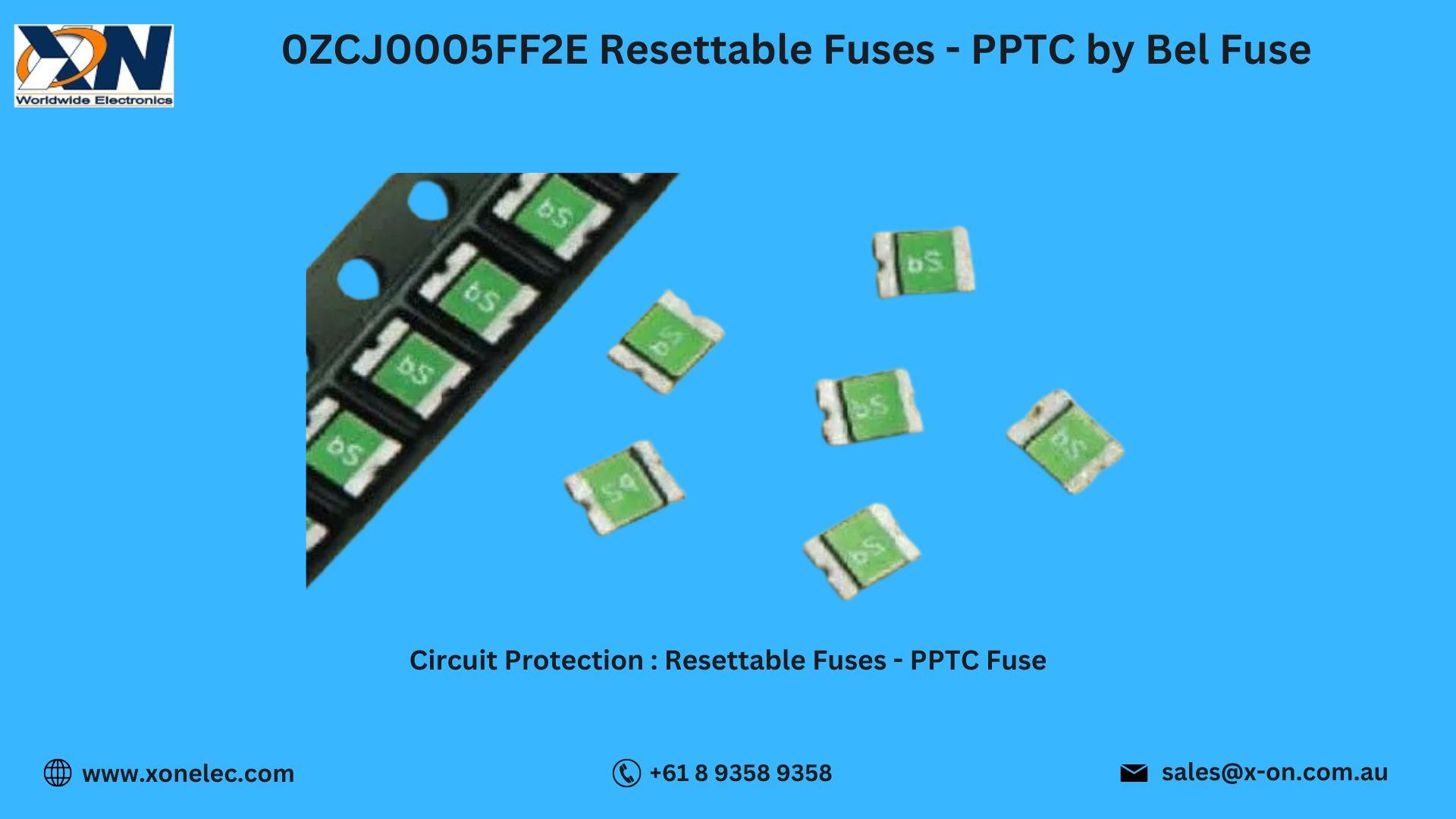 0ZCJ0005FF2E PPTC Fuse by Bel Fuse – Buy at XON image