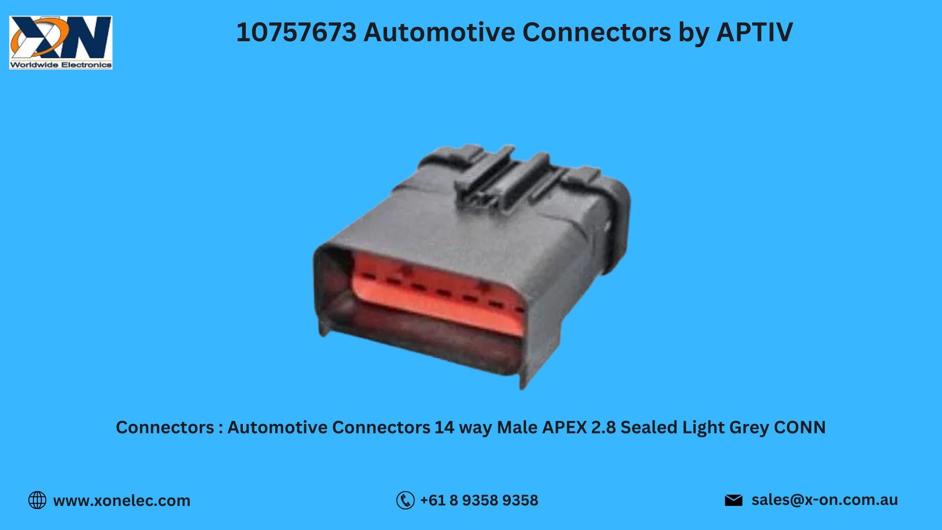10757673 Automotive Connectors by APTIV – Buy at XON image