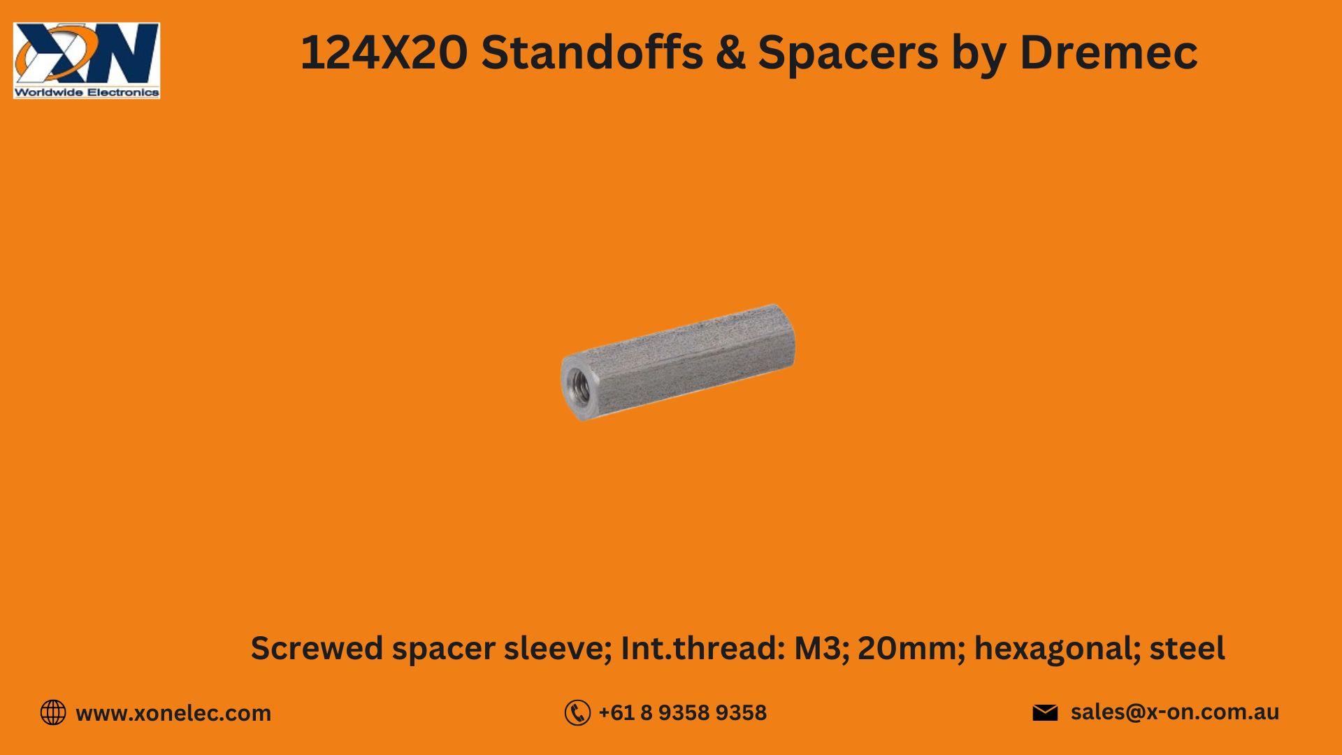 124X20 Standoffs & Spacers by Dremec – Buy at XON image