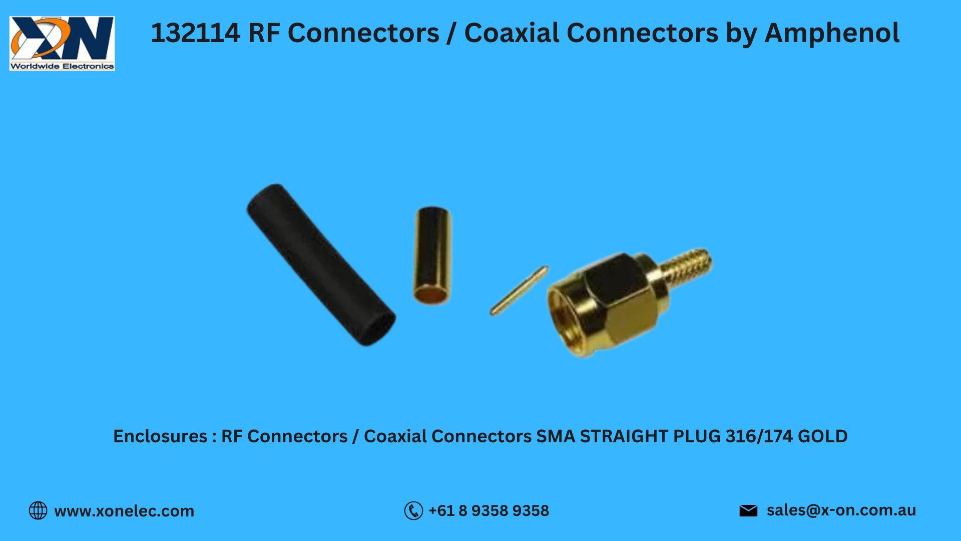 132114 RF Connectors by Amphenol – Buy at XON image