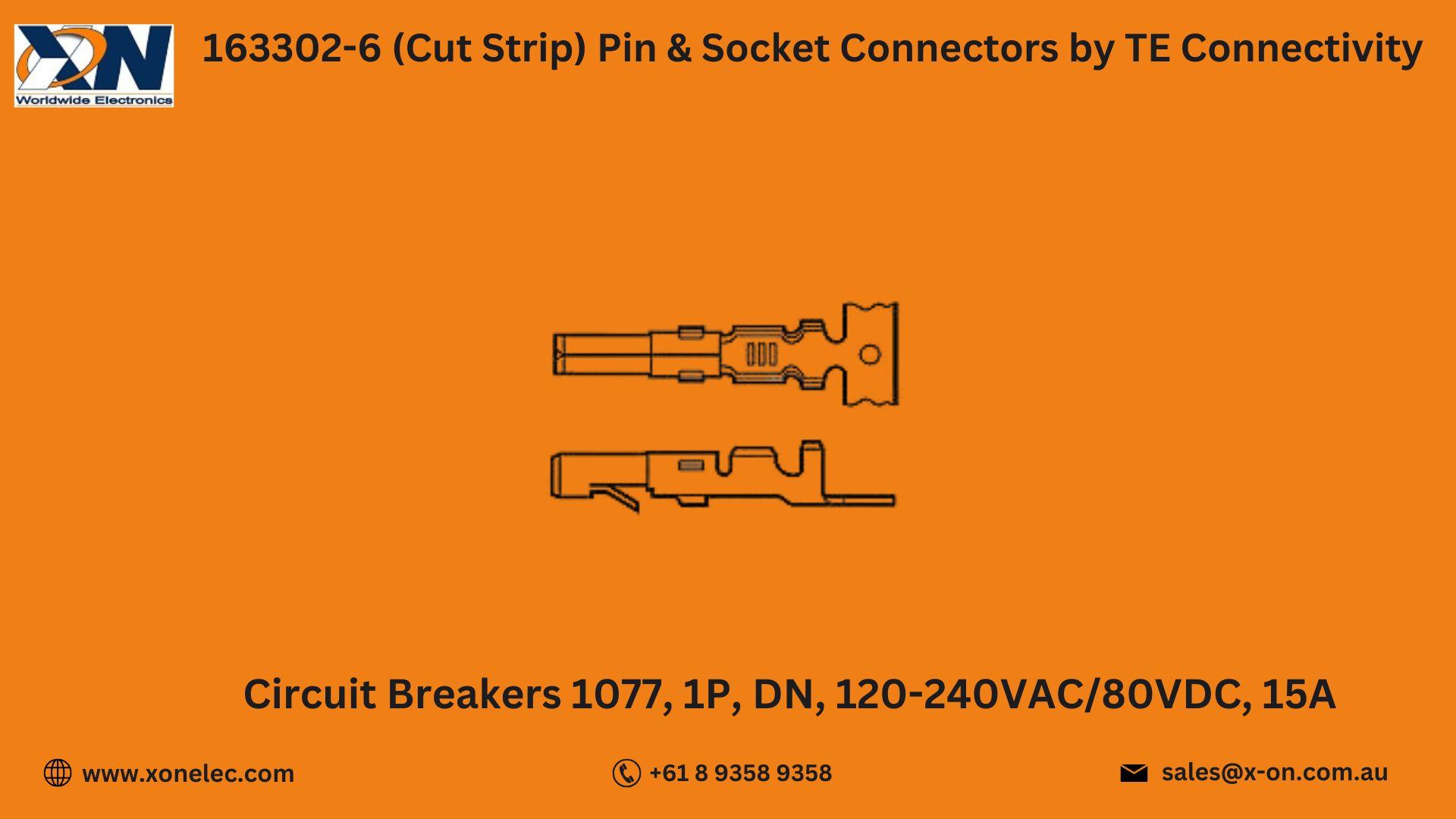 163302-6 Pin & Socket Connectors  by TE Connectivity – Buy Online at XON image