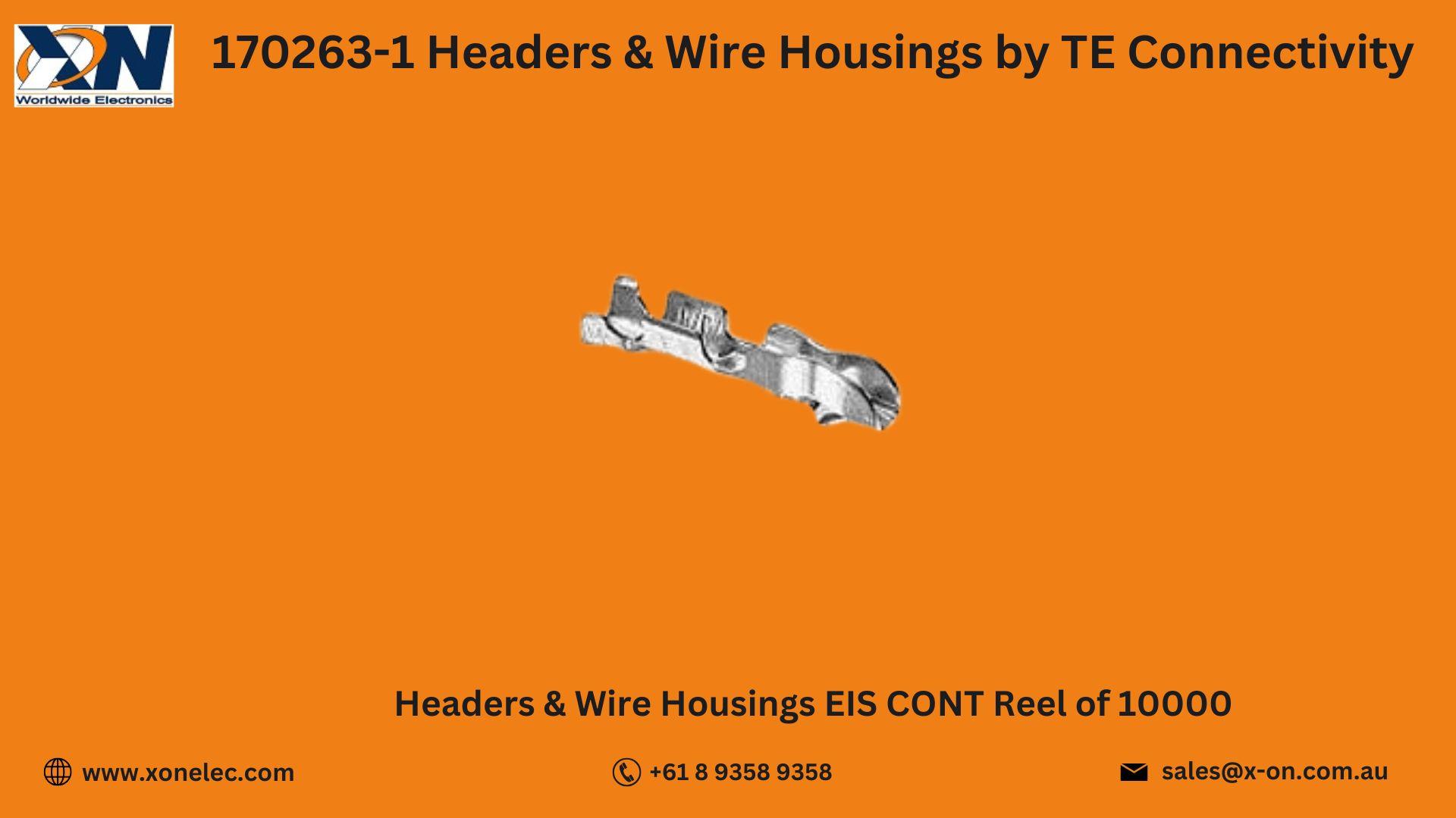 170263-1 Headers & Wire Housings by TE Connectivity – Buy Online at XON image