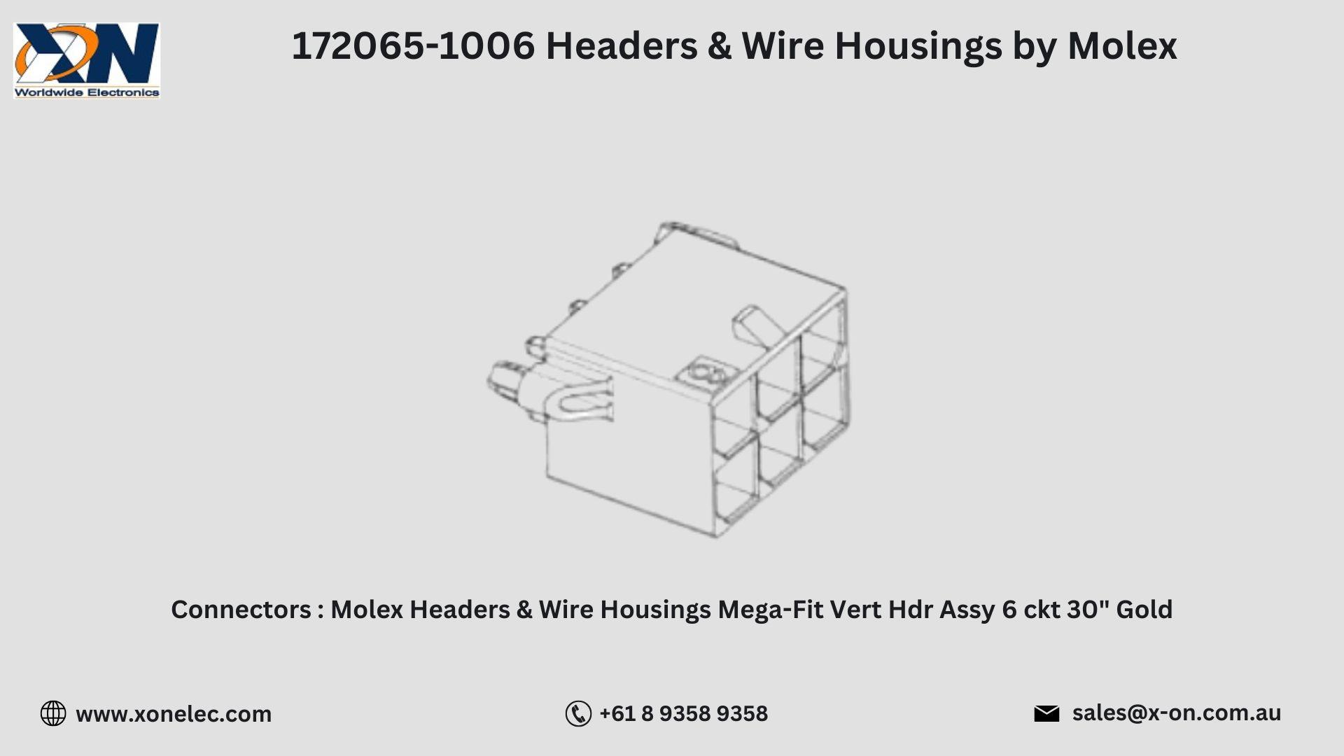 172065-1006 Headers & Wire Housings Buy at XON image
