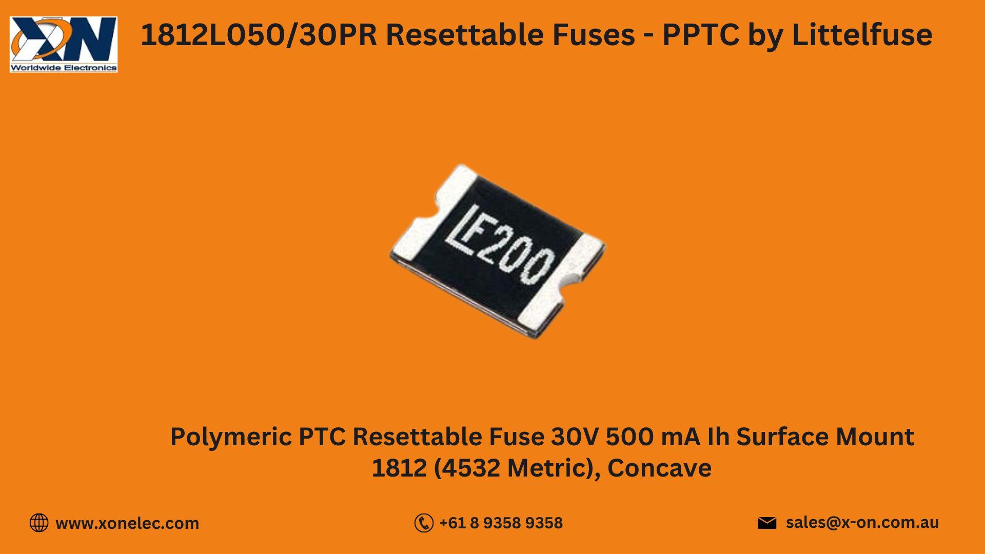 1812L050/30PR PPTC Fuse Protection Guide by Littelfuse – Buy at XON image