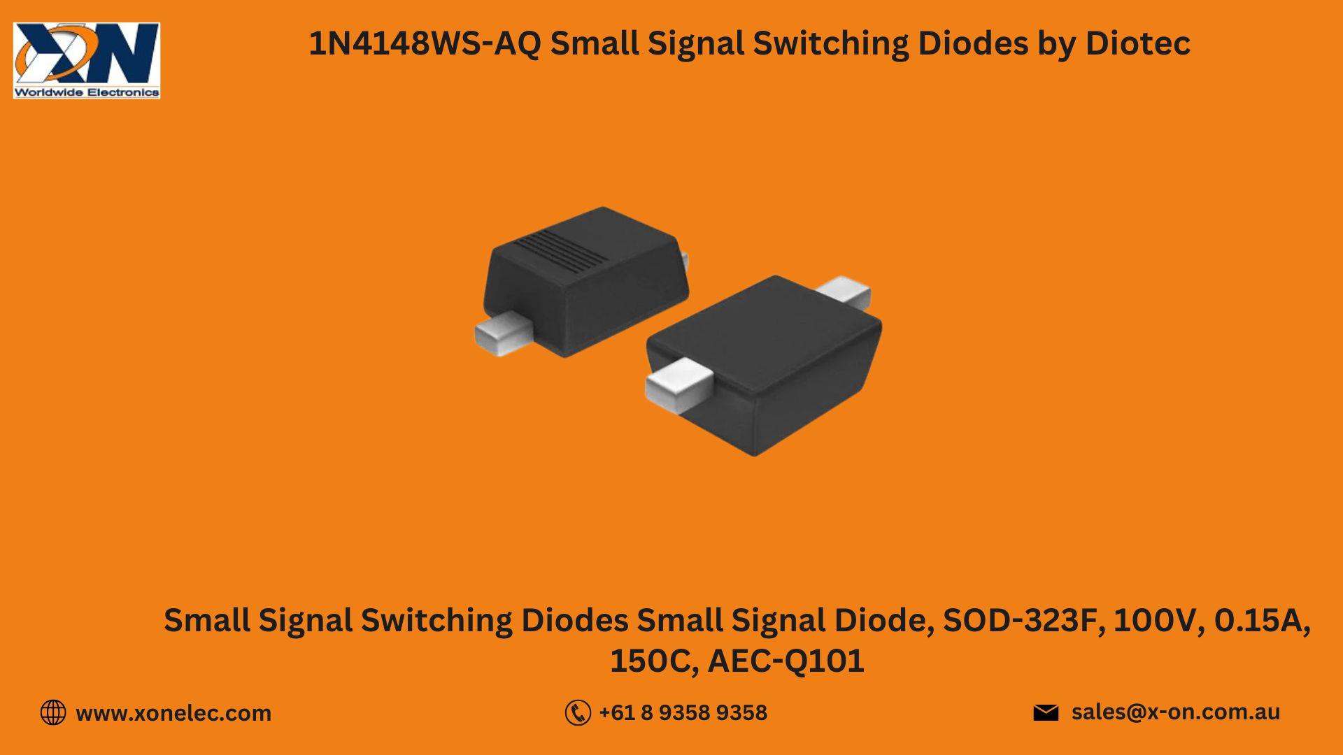 1N4148WS-AQ Switching Diodes by Diotec – Buy Online at XON image