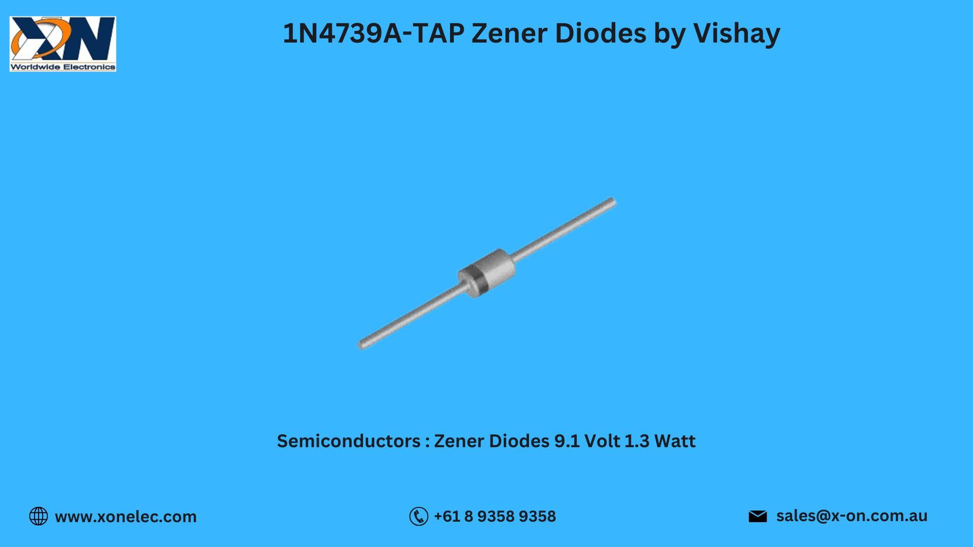 1N4739A-TAP Zener Diode by Vishay – Buy Online at XON image
