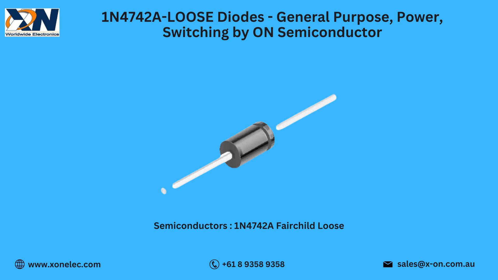 1N4742A-LOOSE Diode by ON Semiconductor – Buy Online at XON image