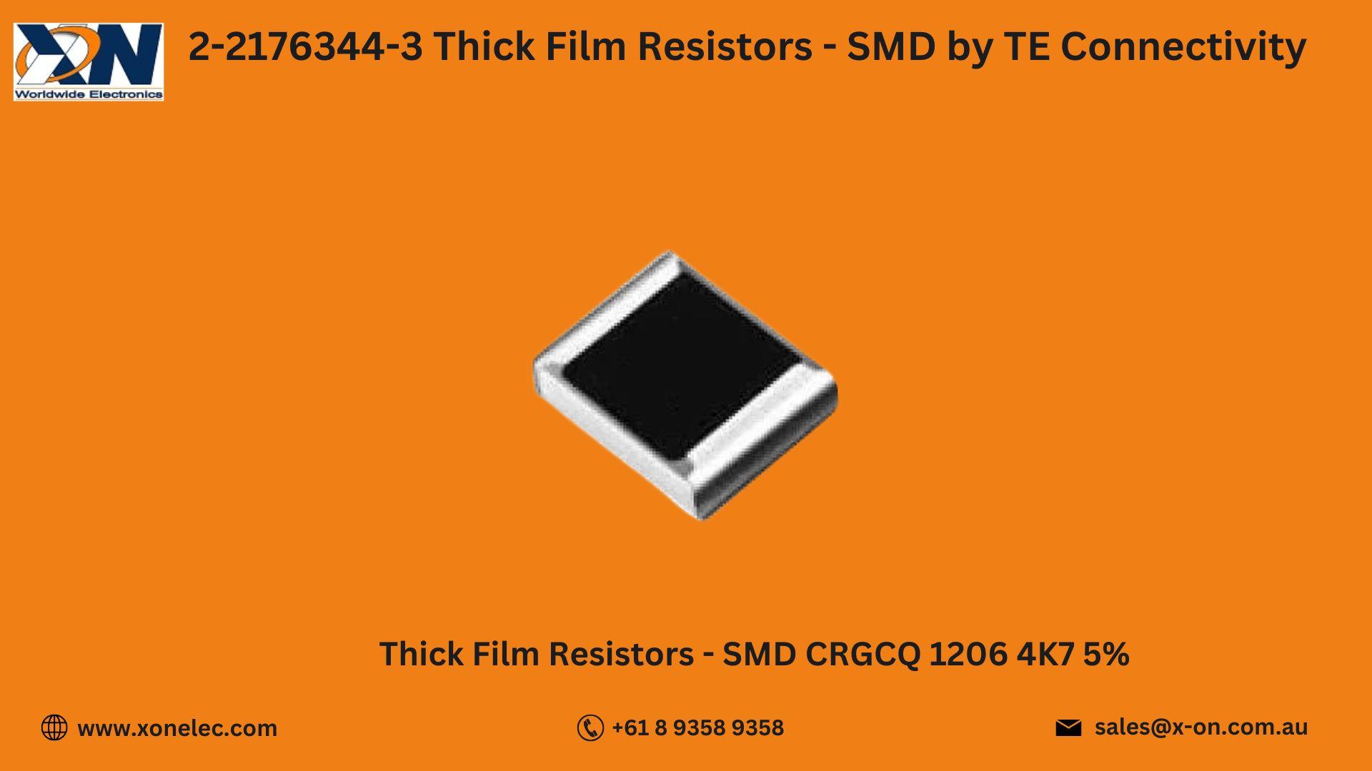 2-2176344-3 SMD Resistors by TE Connectivity – Buy Online at XON image