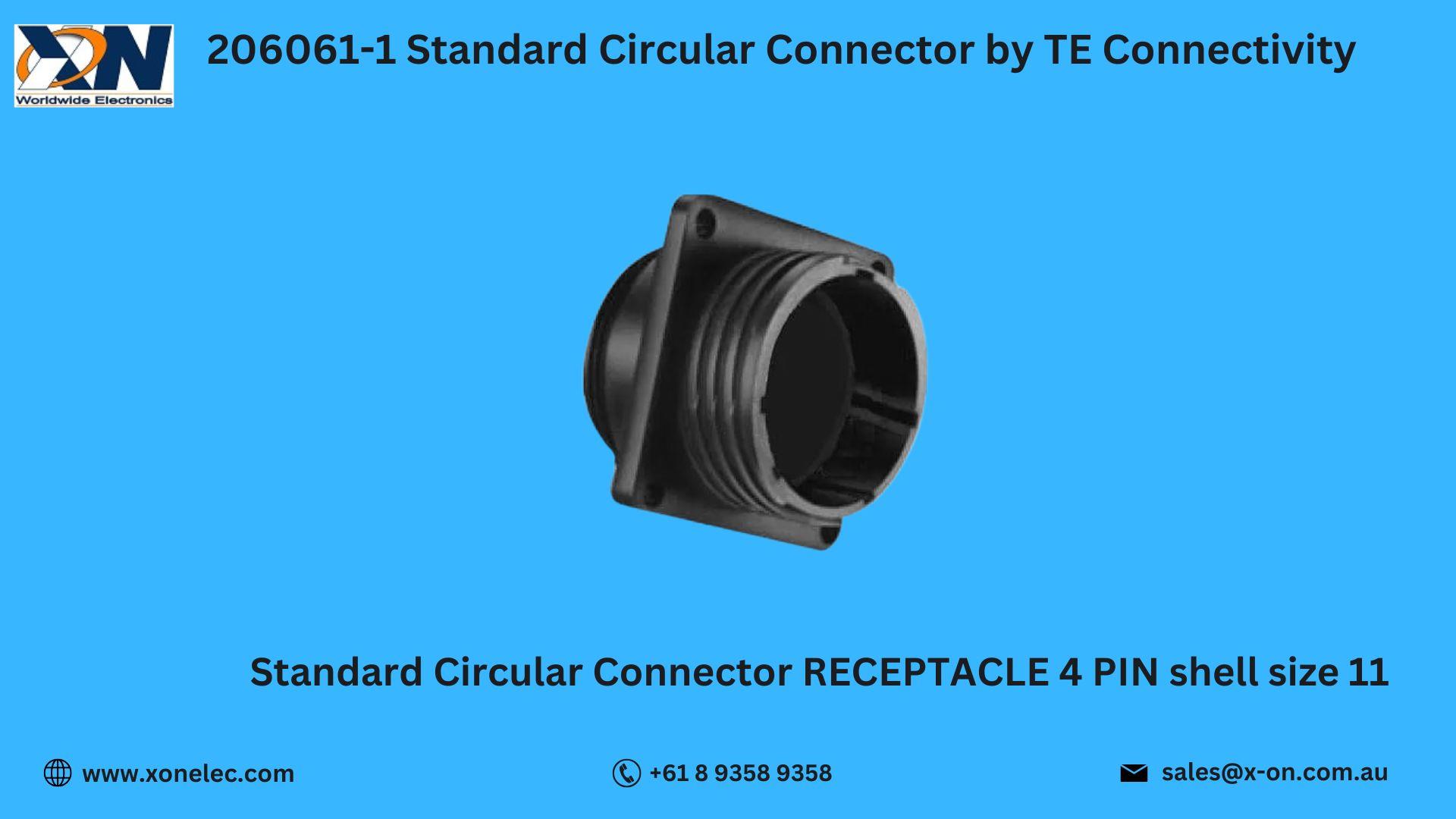 206061-1 Standard Circular Connector by TE Connectivity image