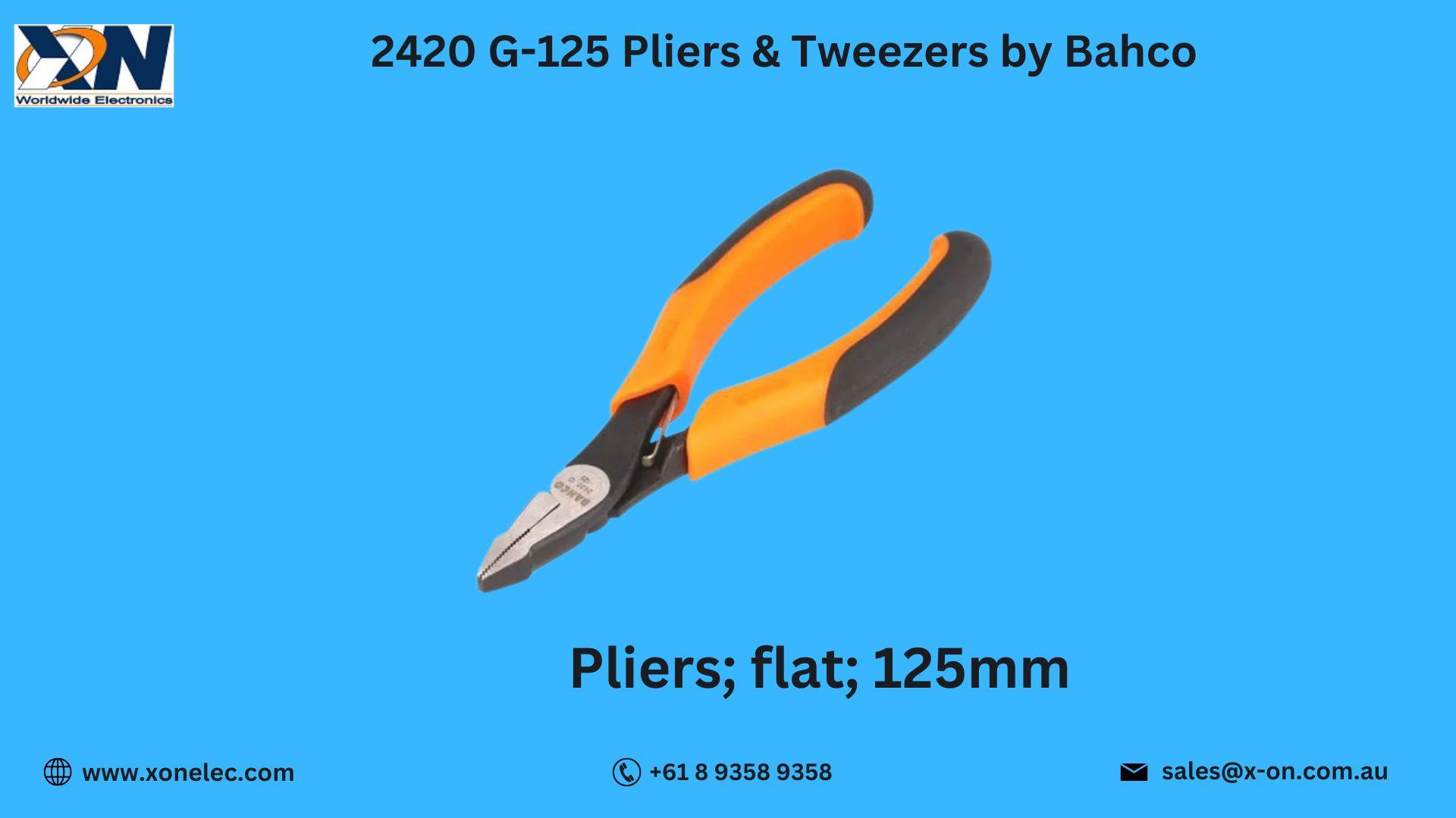 2420 G-125 Pliers Tweezers Bahco | Buy Online at XON image
