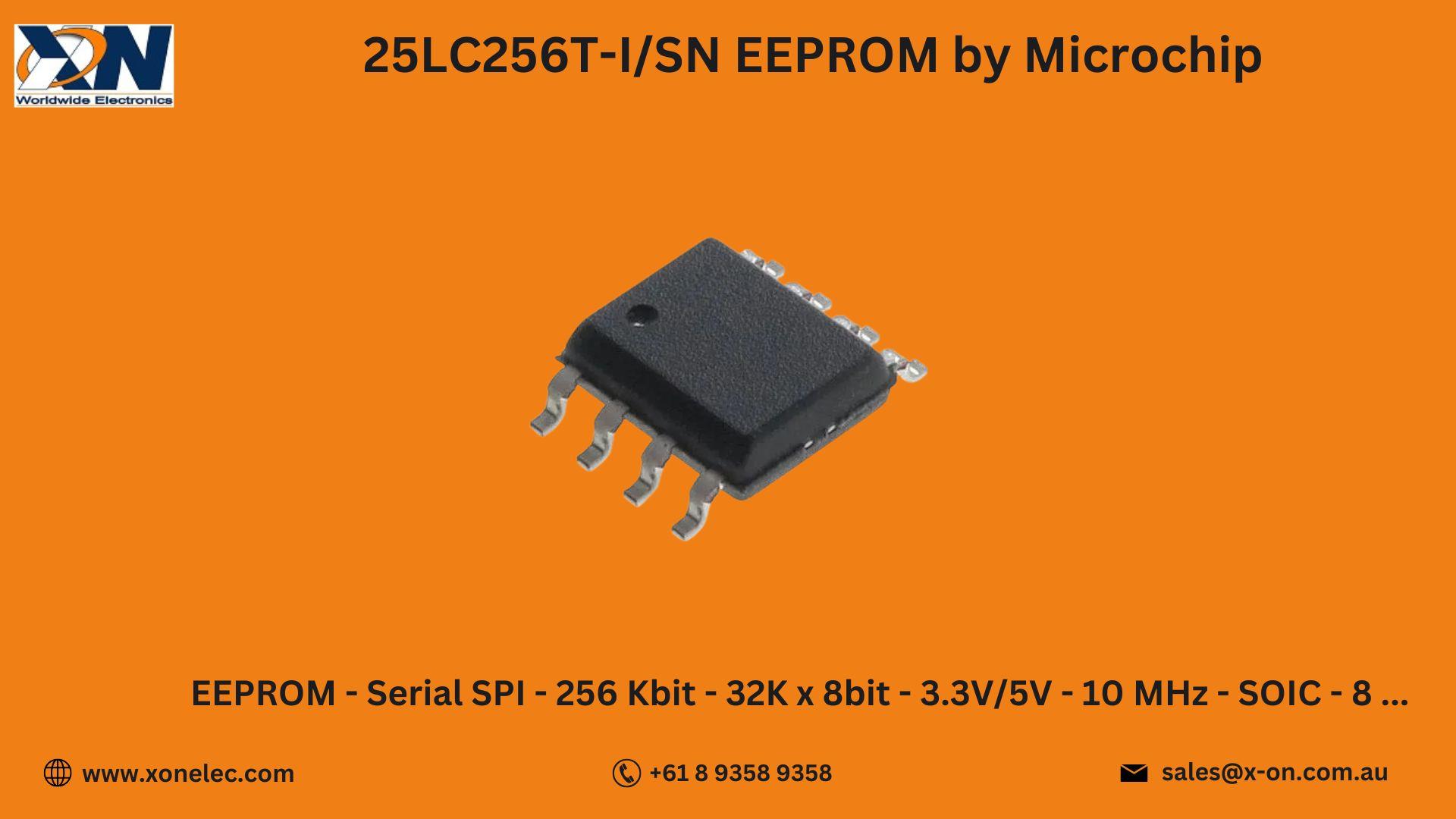 25LC256T-I/SN EEPROM by Microchip – Buy Online at XON image