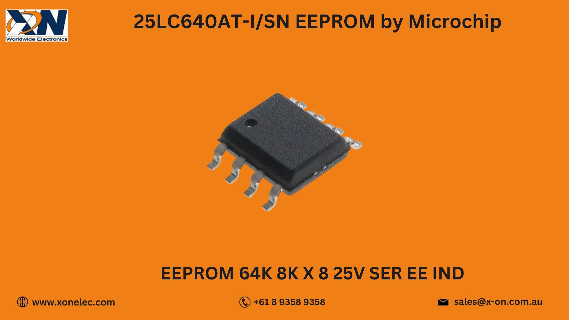 25LC640AT-I/SN EEPROM by Microchip – Buy Online at XON image