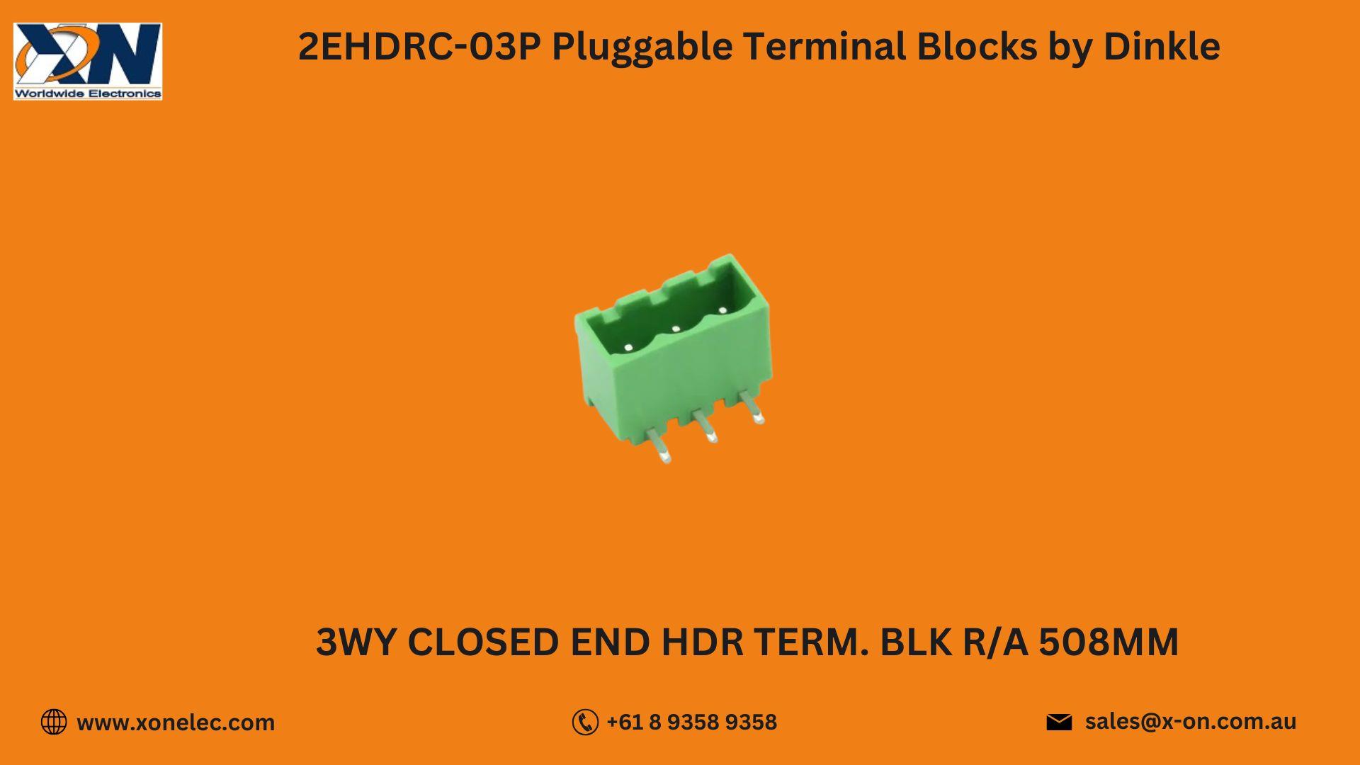 2EHDRC-03P Dinkle Terminal Blocks – Buy Online at XON image