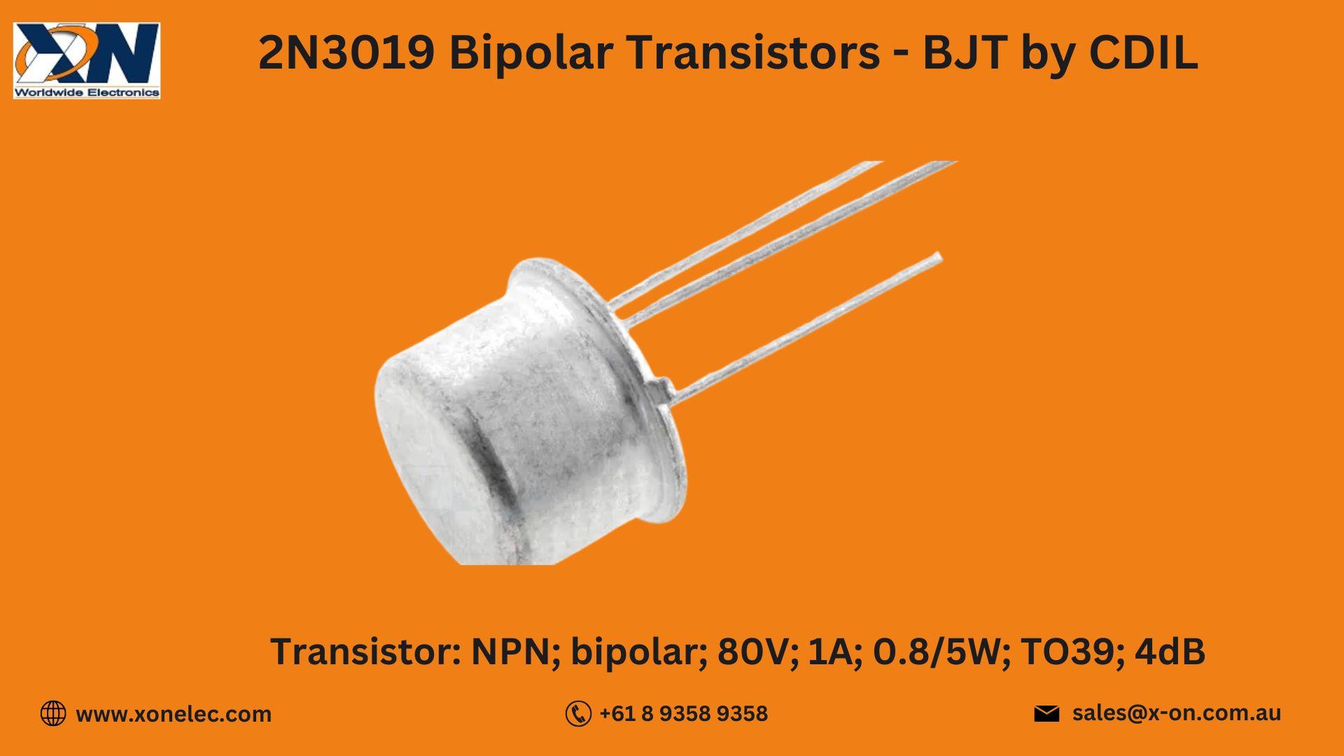 2N3019 BJT Transistors by CDIL– Buy Online at XON image