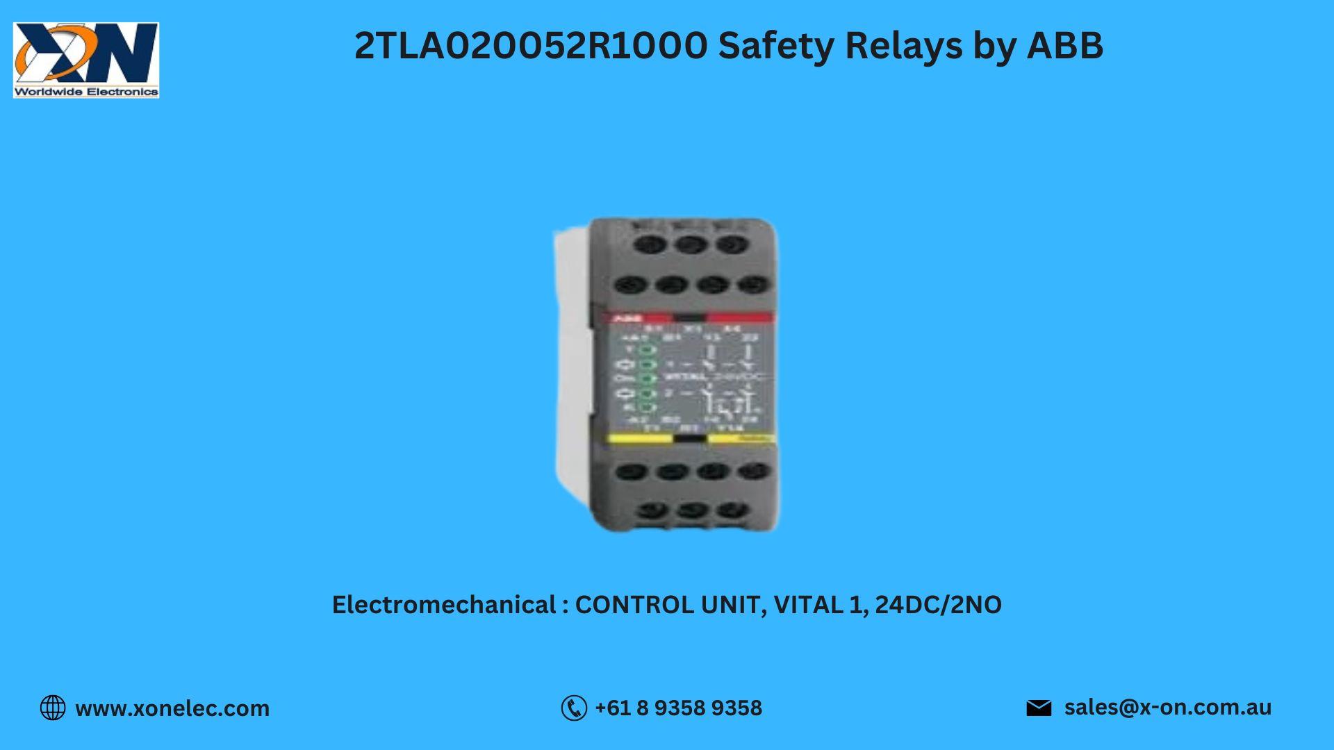 2TLA020052R1000 Safety Relays Buy at XON image