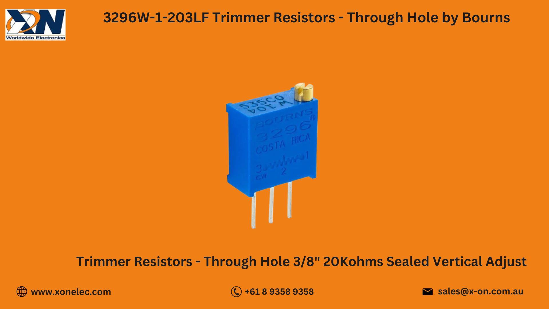3296W-1-203LF Trimmer Resistors – Buy Online at XON image