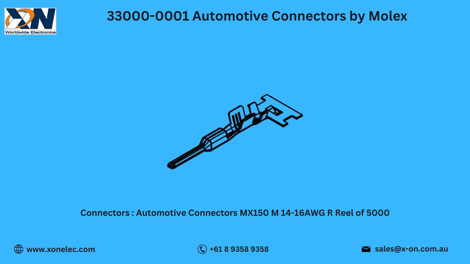 33000-0001 Automotive Connectors – Buy at XON image