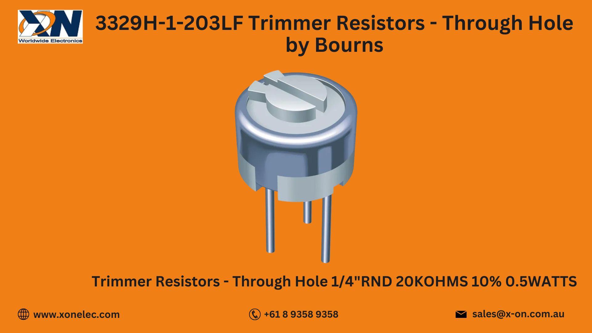 3329H-1-203LF Trimmer Resistors - Through Hole by Bourns image