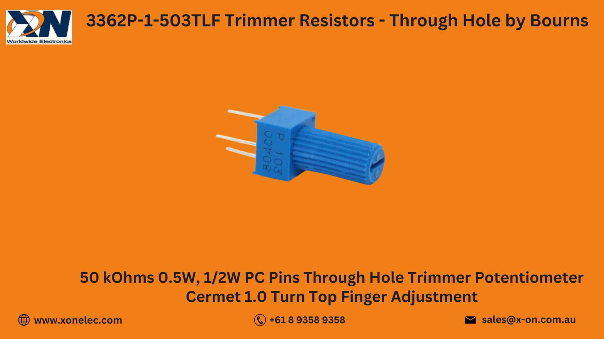3362P-1-503TLF Trimmer Resistors by Bourns – Buy at XON image