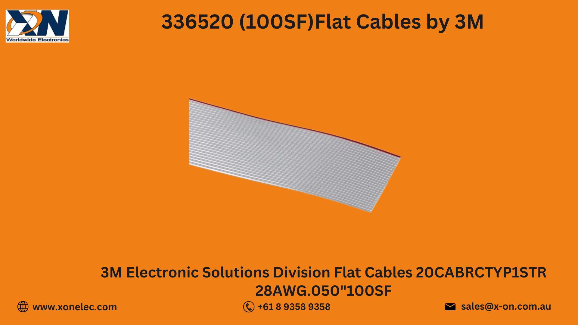 336520 (100SF) Flat Cables by 3M – Buy Online at XON image