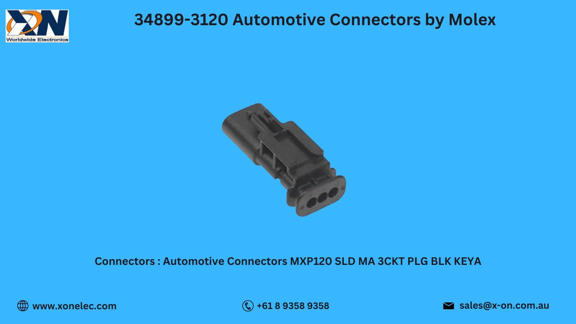34899-3120 Automotive Connectors – Buy at XON image