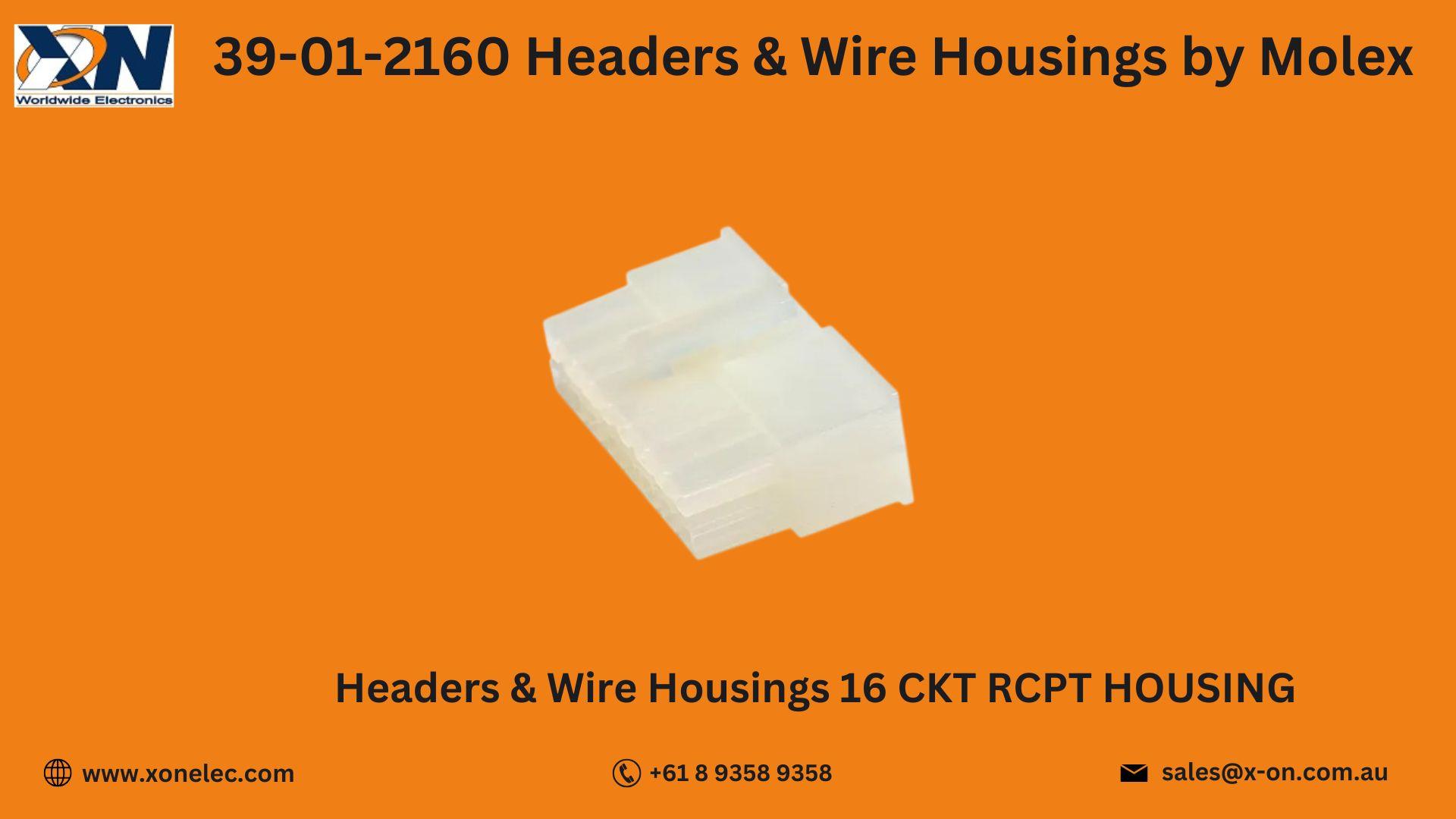 39-01-2160 Headers & Wire Housings by Molex – Buy Online at XON image