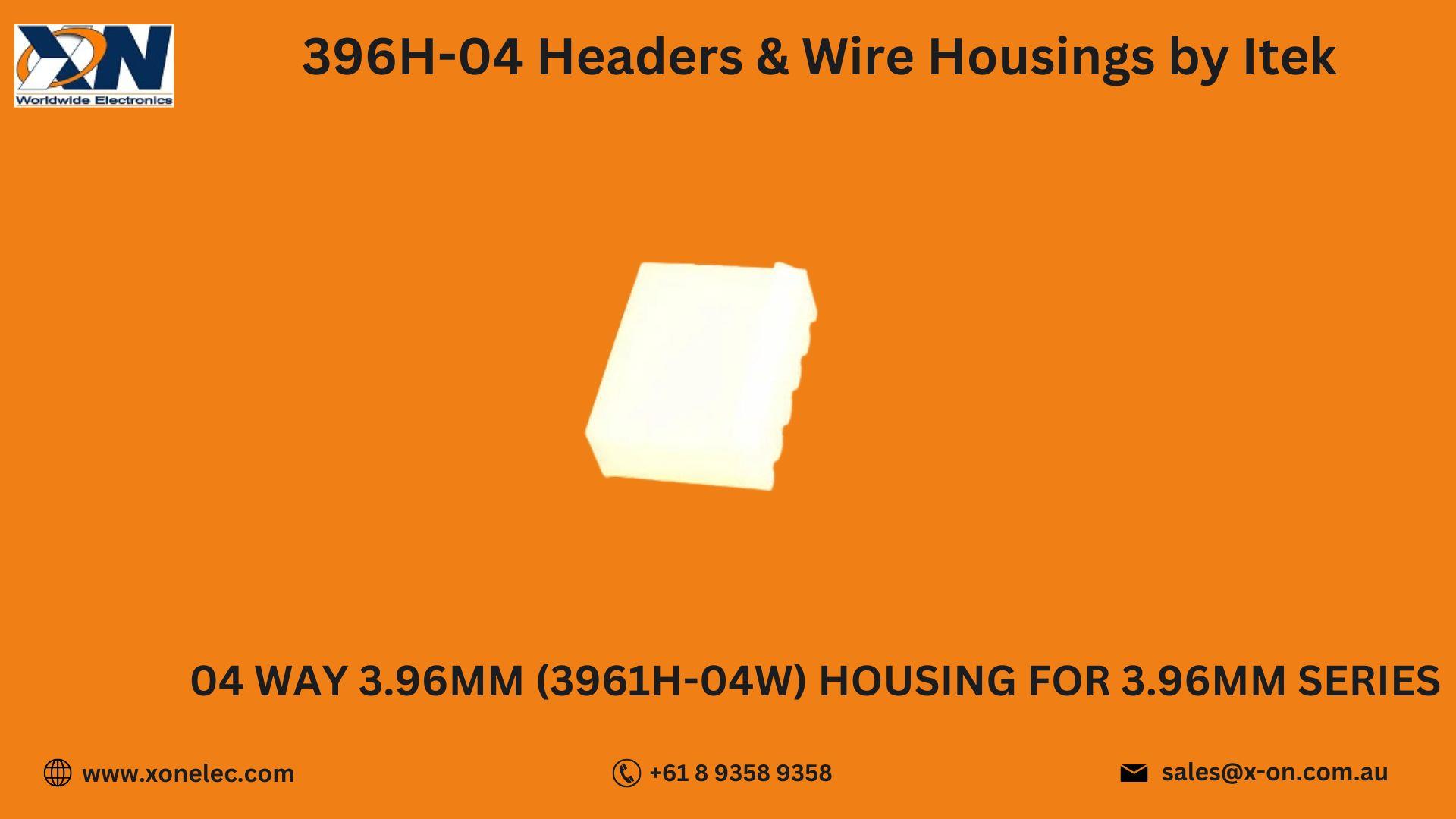 396H-04 Headers & Wire Housings by Itek – Buy Online at XON image