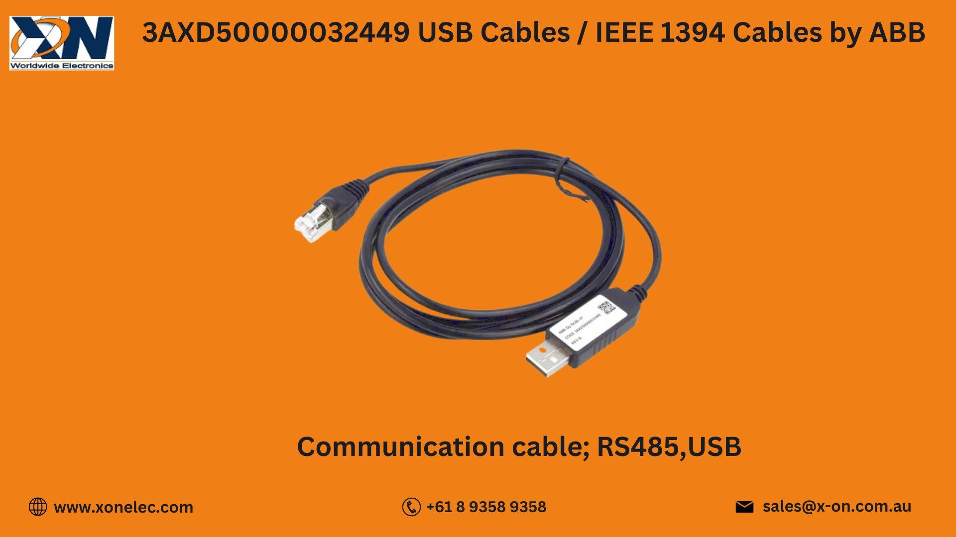 3AXD50000032449 USB Cable by ABB – Buy Online at XON image