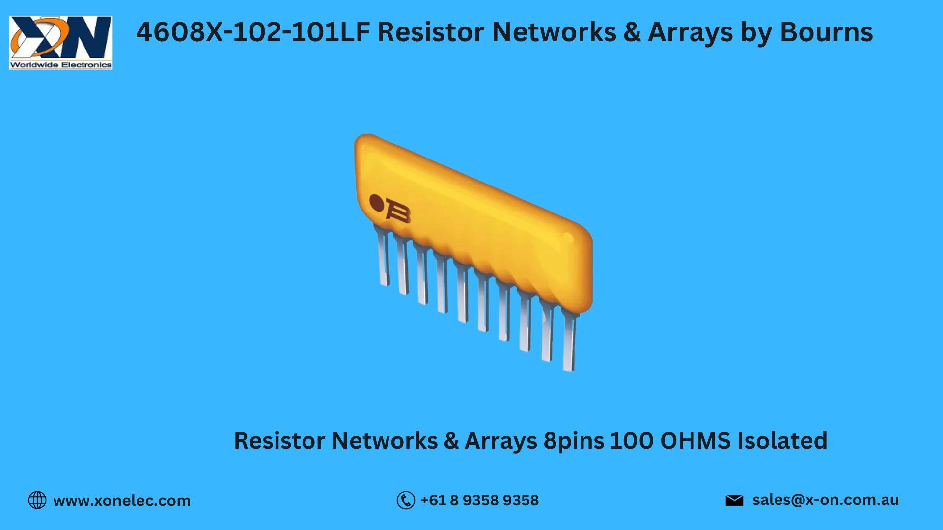 4608X-102-101LF Bourns Resistor Arrays – Buy Online at XON image