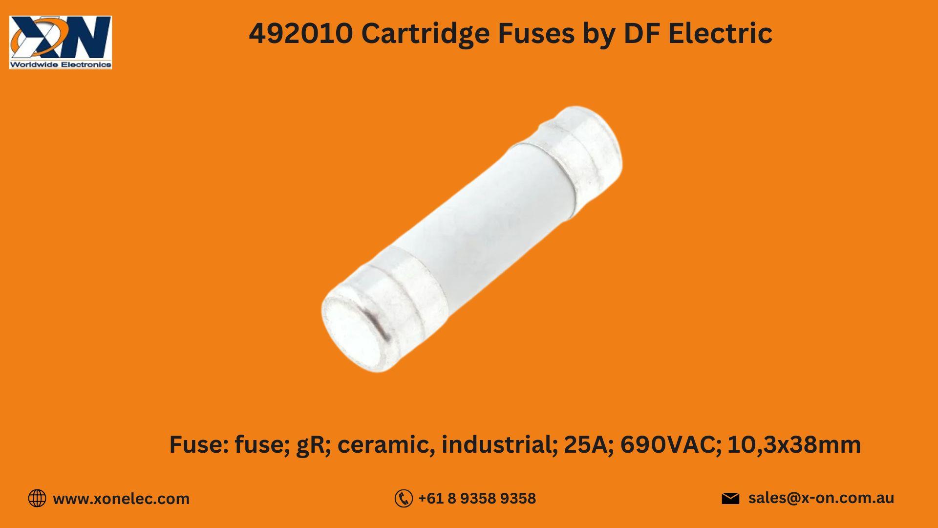 492010 Cartridge Fuses by DF Electric – Buy Online at XON image