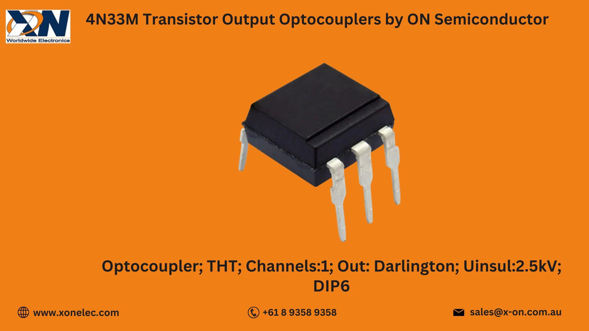 4N33M Optocouplers by ON Semiconductor – Buy Online at XON image