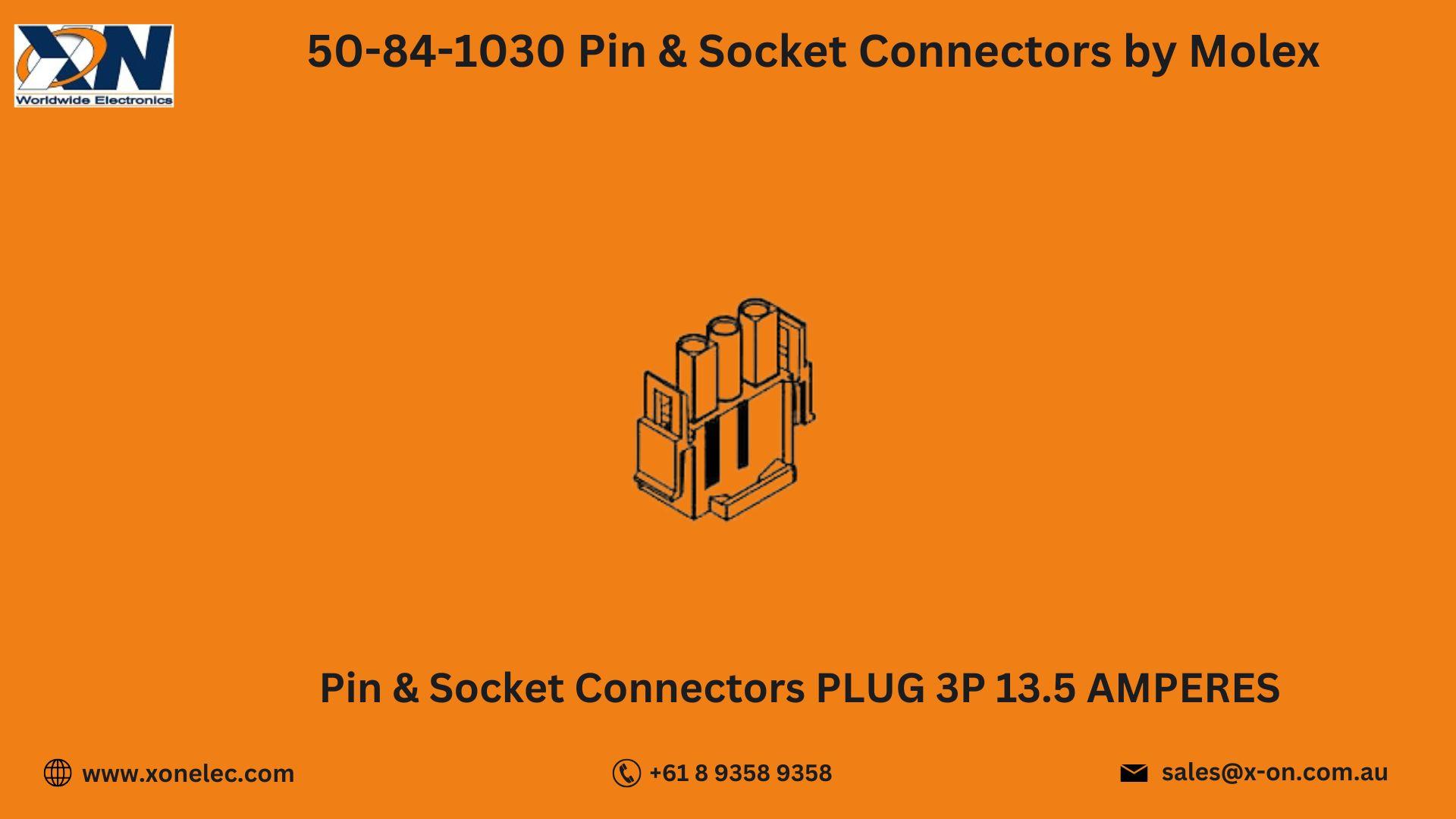 50-84-1030 Pin & Socket Connectors by Molex– Buy Online at XON image