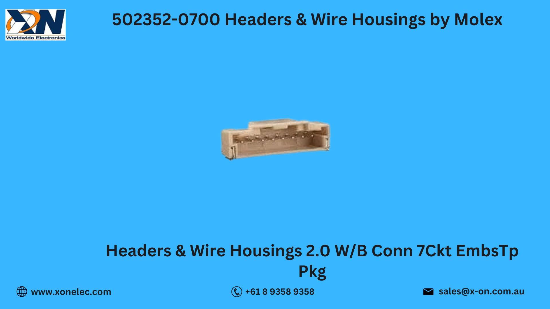 502352-0700 Molex Headers & Wire Housings – Buy Online at XON image