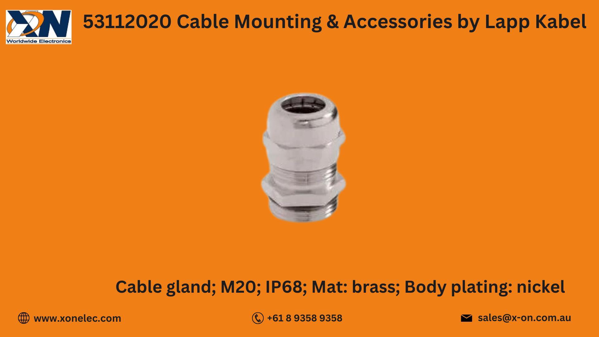 53112020 Cable Mounting Accessories by Lapp Kabel – Buy Online at XON image