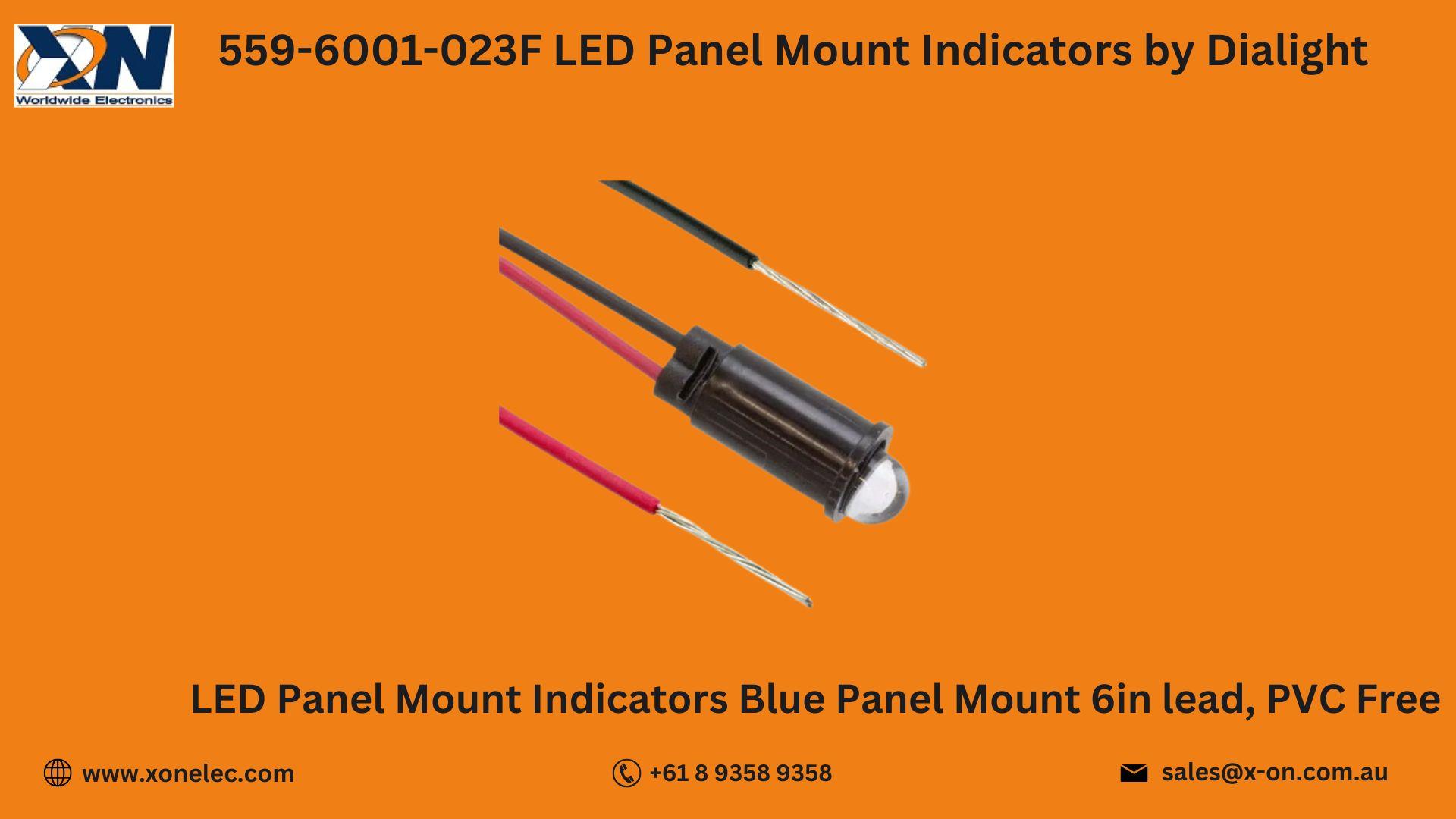 559-6001-023F LED Panel Indicator by Dialight – Buy Online at XON image