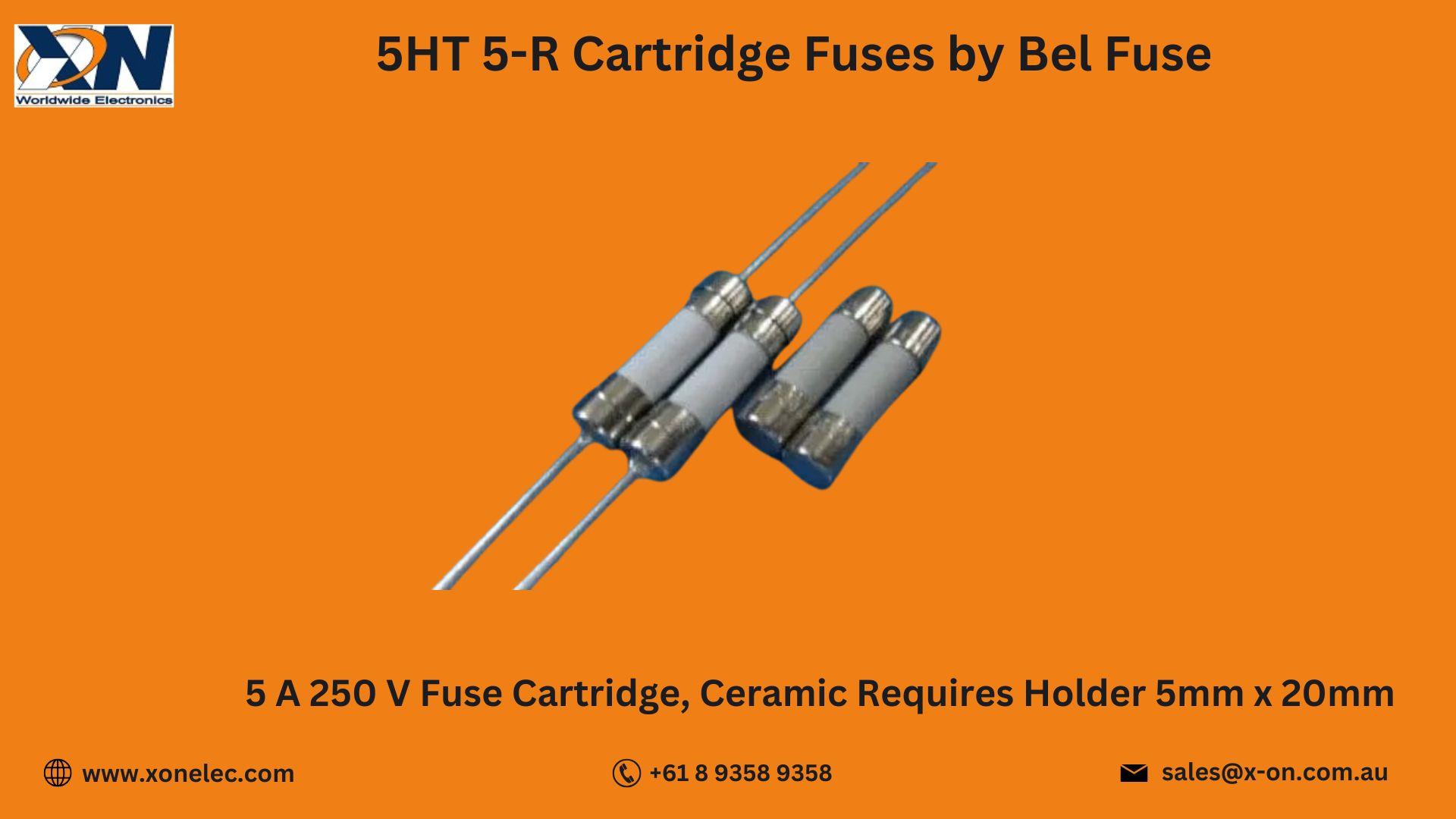 5HT 5-R Cartridge Fuse by Bel Fuse – Buy Online at XON image