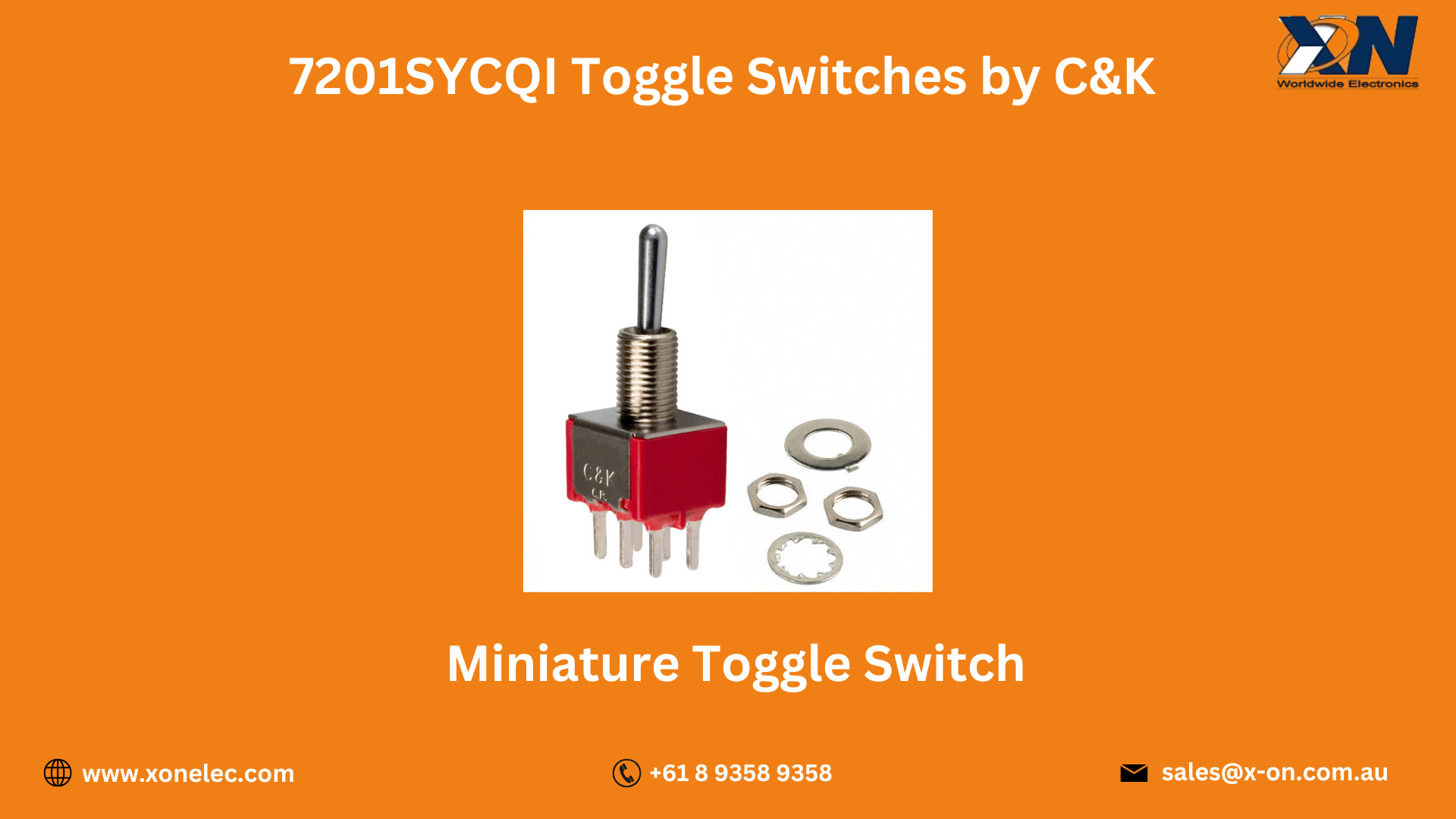 Leading Supplier of 7201SYCQI Miniature Toggle Switches by C&K image