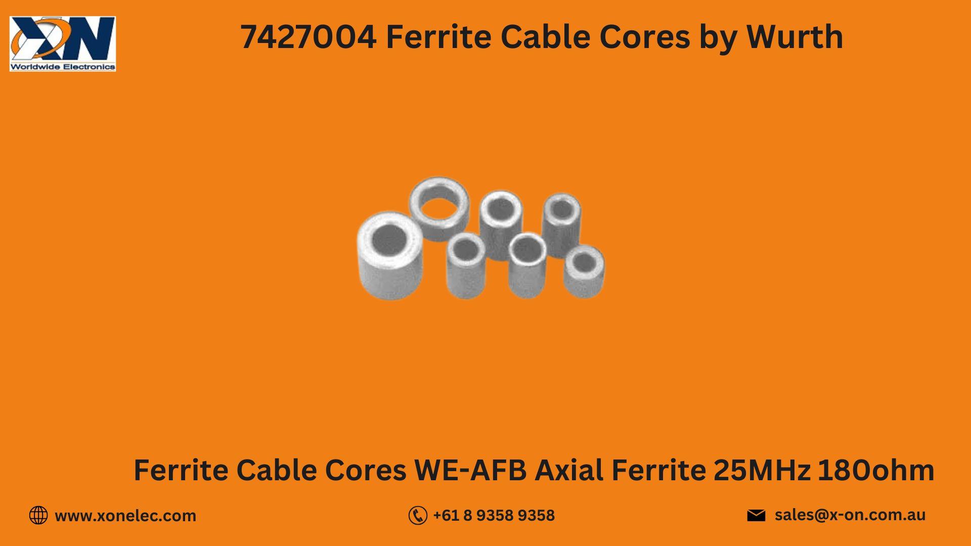7427004 Ferrite Cable Cores by Wurth – Buy Online at XON image