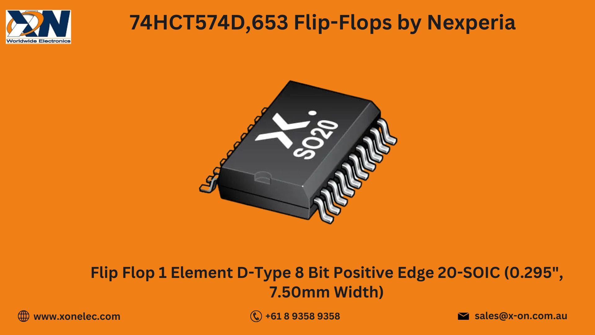 74HCT574D Flip-Flops by Nexperia – Buy Online at XON image