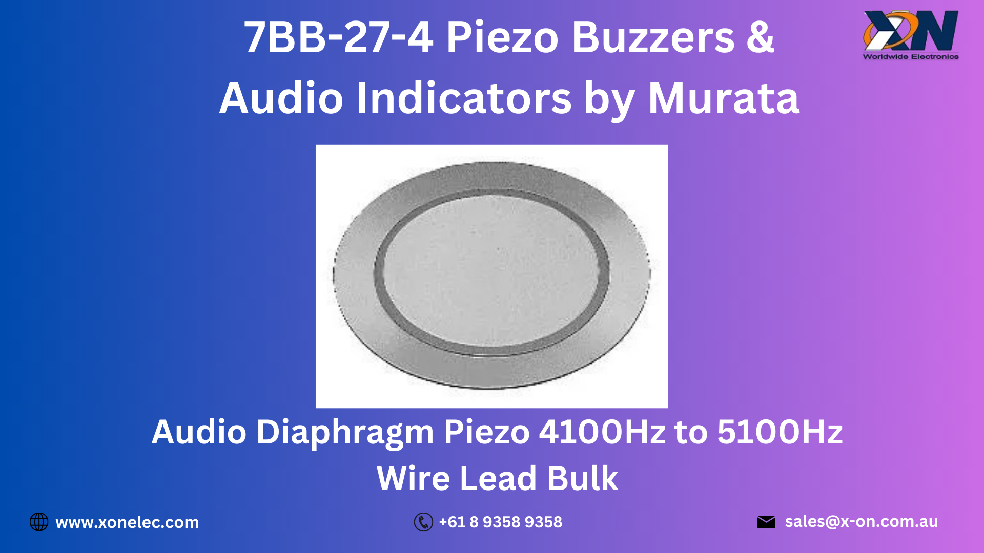 7BB-27-4 Piezo Buzzers & Audio Indicators: Features, Uses, and Applica image