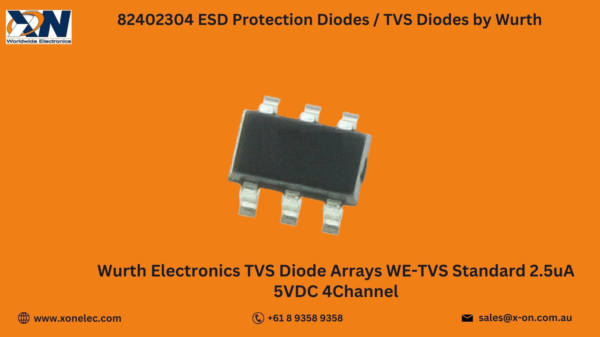 82402304 TVS Diodes by Wurth – Buy Online at XON image