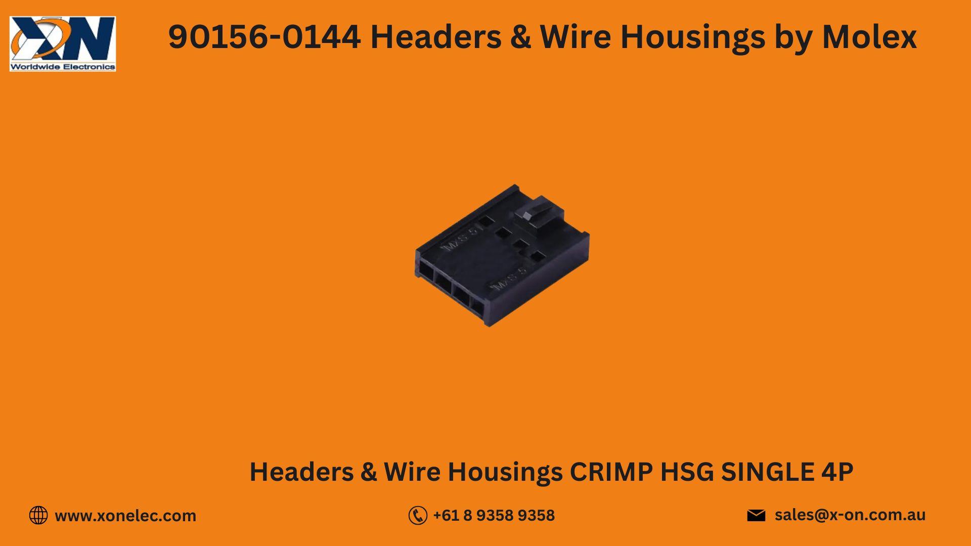 90156-0144 Headers & Wire Housings by Molex – Buy Online at XON image