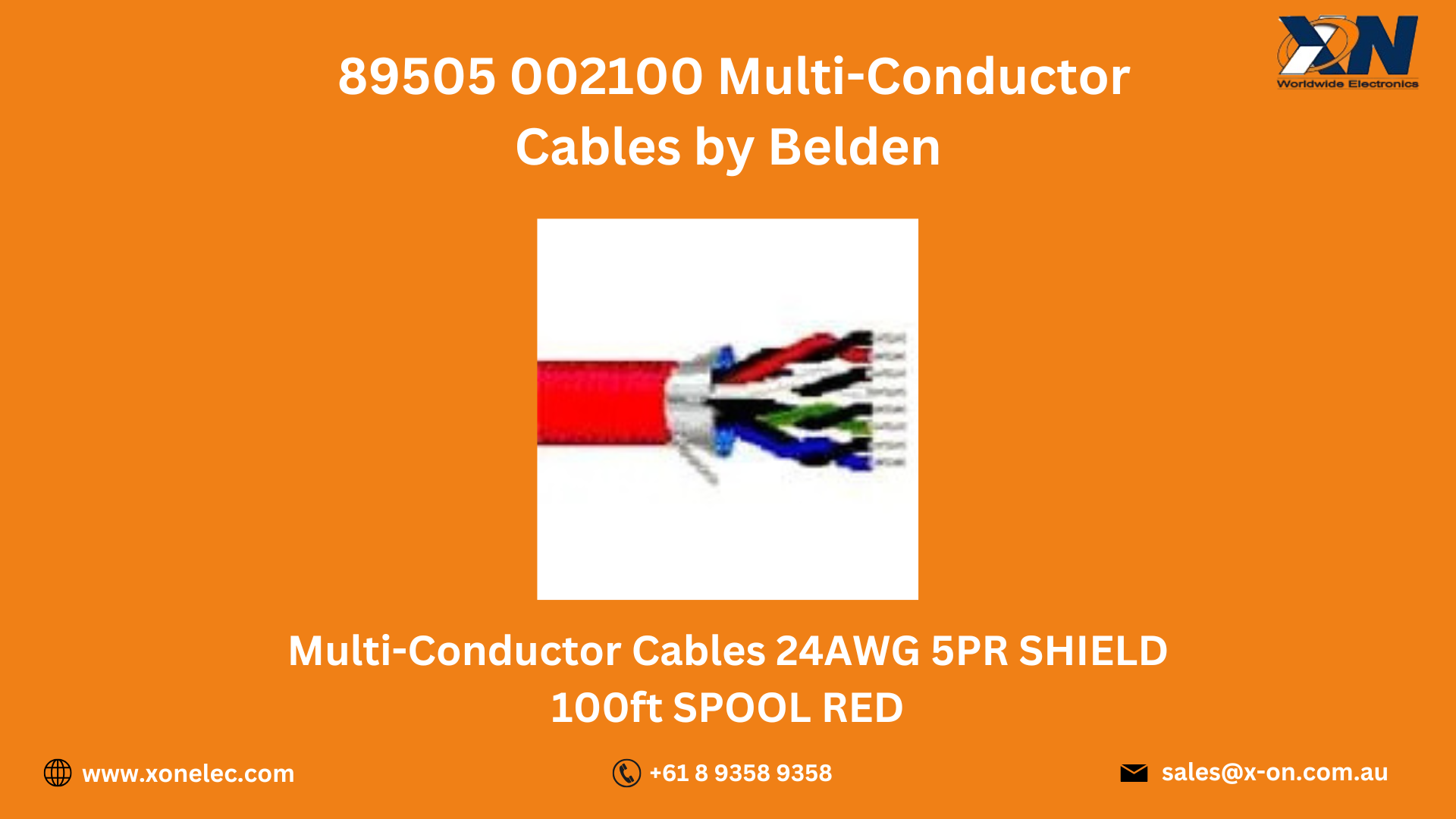 89505 002100 Multi-Conductor Cable by Belden image