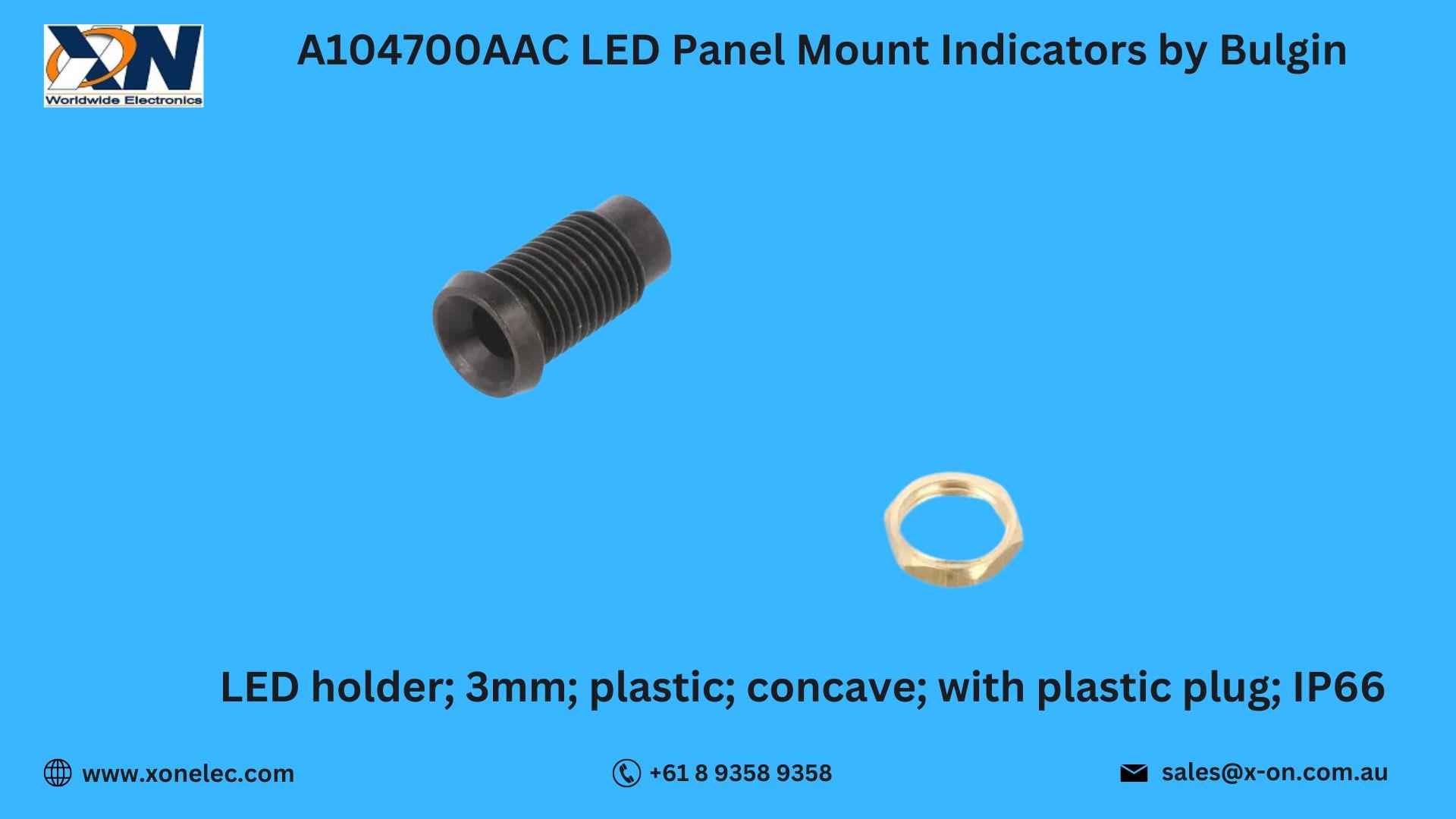 A104700AAC LED Indicators by Bulgin – Buy Online at XON image
