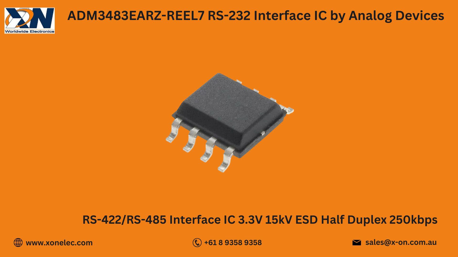 ADM3483EARZ-REEL7 RS-232 Interface IC by Analog Devices | Buy Online at XON image
