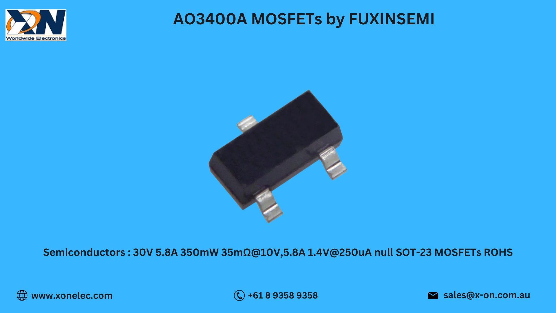 AO3400A MOSFETs by FUXINSEMI – Buy at XON image